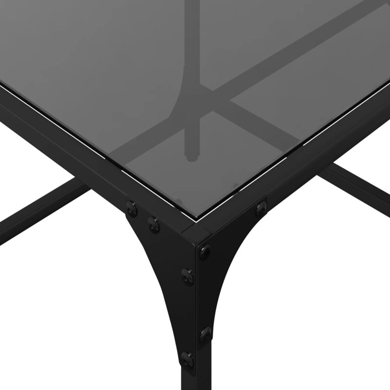 Alaitz Coffee Table, Black, 40cm H x 98.5cm L x 50cm W