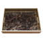 Marble Reverse Painted Mirror Serving Tray