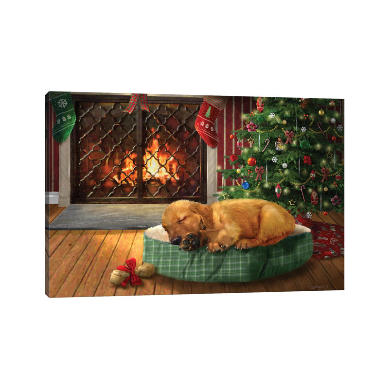 I Need A Nap - Wrapped Canvas Painting, 20.32 cm H x 30.48 cm W