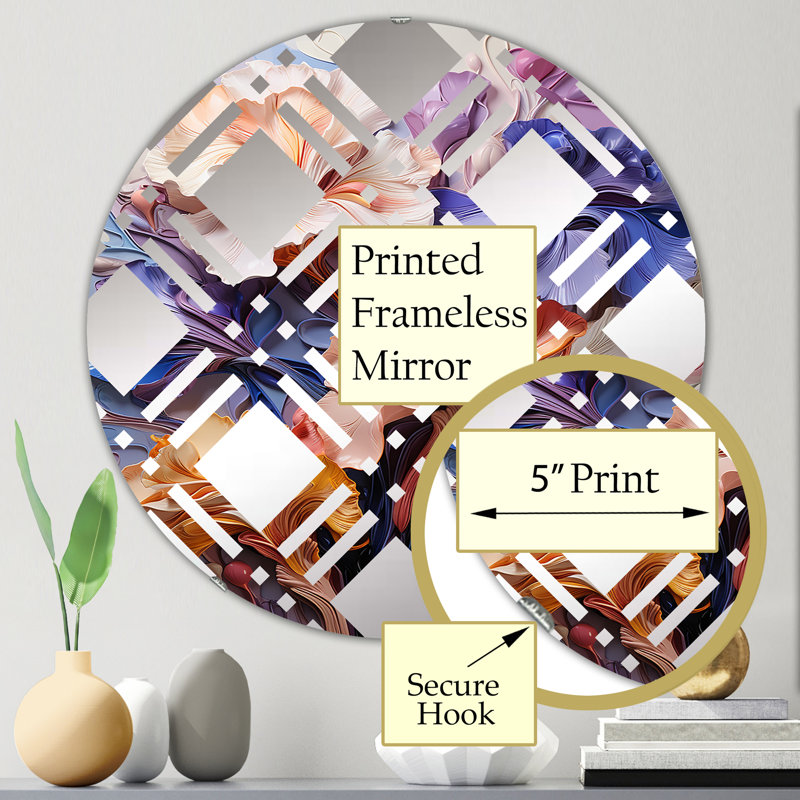 Burlie Circle Mirror, 23.6" x 23.6"