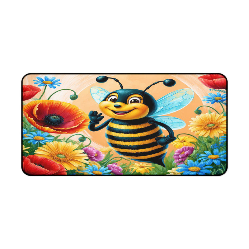 Polyester Desk Pad, 14.4x12.1