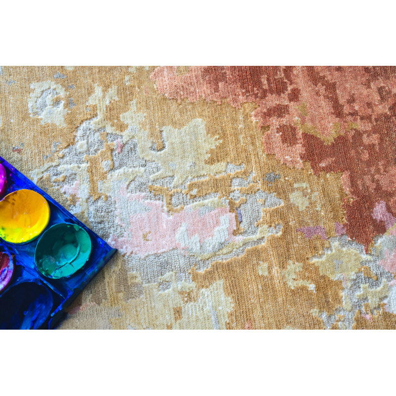 Cosmo Abstract Area Rug, Rectangle 4' x 6'