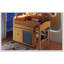 Lit mezzanine avec armoire de rangement, garde-robe, DEL et espresso-98526179-98526177