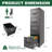 4 Drawer File Cabinet with Lock Metal Vertical File Cabinet Office Home, A4 Legal/Letter Size Narrow File Cabinet Locked,Assembly Required