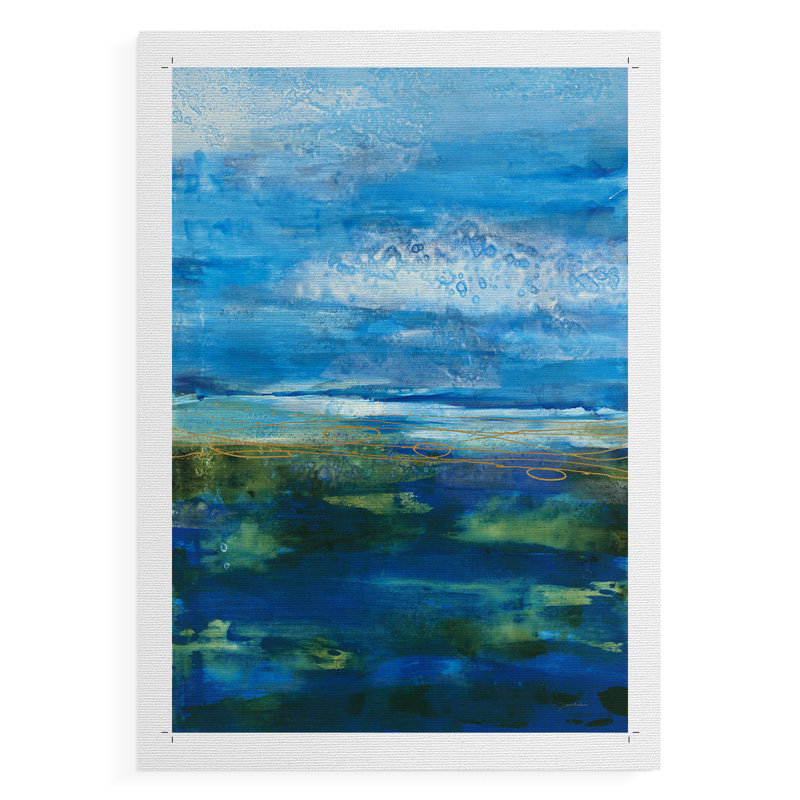 Island Groove - Impression sur toile seulement - NON-CADRE, H 36 po x l 24 po