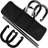 Professional Horseshoe Set with 4 Horse Shoes, 2 Poles and Carrying Case