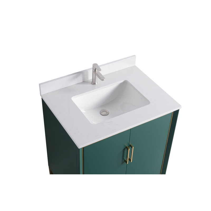 30'' Bathroom Vanity Base Only, Green