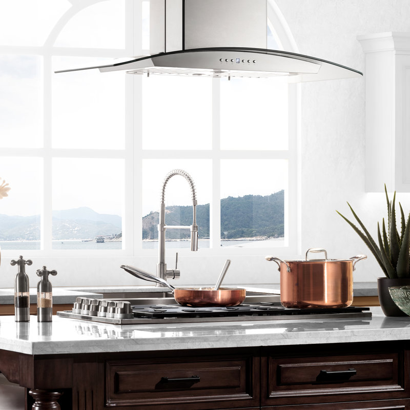 ZLINE 30 In. Gas Cooktop with 4 Burners, Black Porcelain