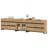 3 In 1 Modern Sideboard With Adjustable Shelves And 13 Drawers, Coffee Bar Cabinet For Living Room, Kitchen-797879051