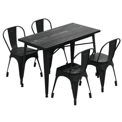 Ensemble de salle à manger rectangulaire L 55,2 po x l 27,6 po