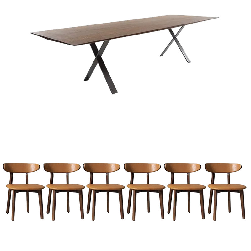 Ensemble de salle à manger rectangulaire, H 29,13 po x L 70,87 po x l 35,43 po