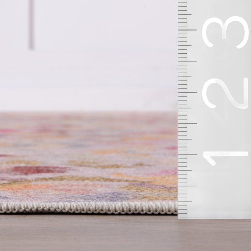 Ines Machine Washable Rug, Rectangle 7'6" x 9'6"