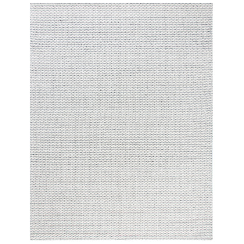 Tapis gris clair / ivoire en laine tissé à plat Sullivan, Rectangle de 3 pi x 5 pi