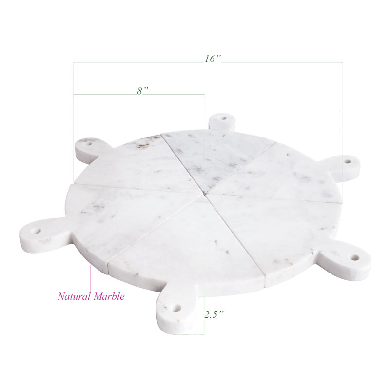 Jacki Marble Pizza Serving Dish