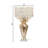 Wedgeworth 25"H Jeweled Metal and Mosaic Base Table Lamp with Cascading Crystals