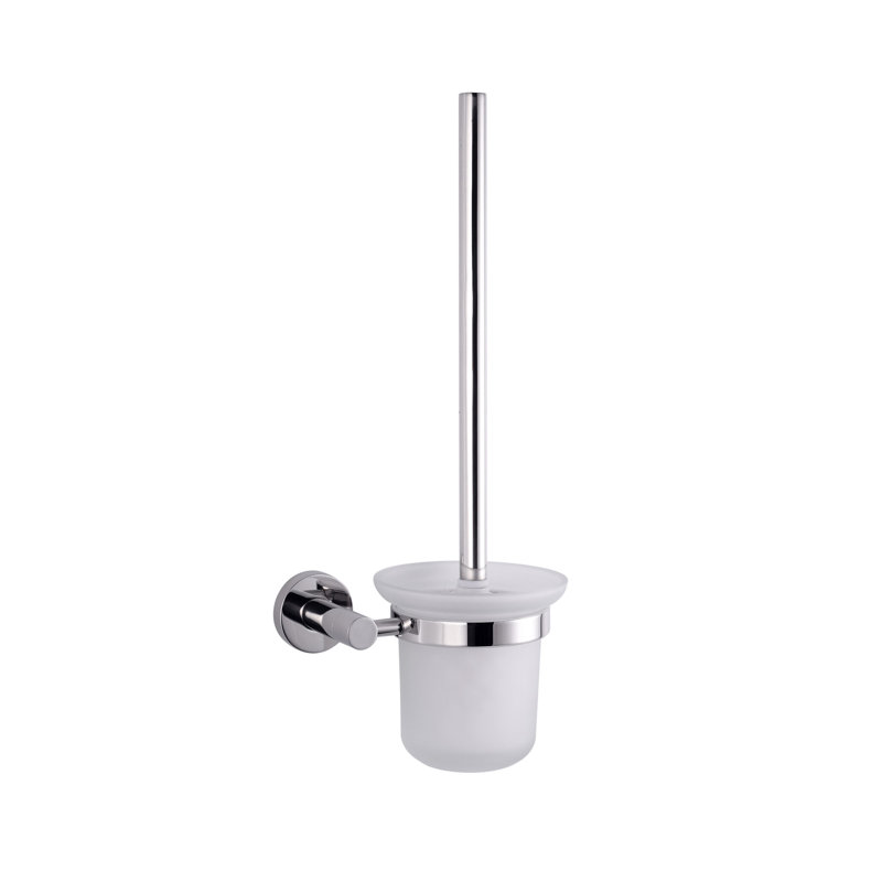 Brosse de toilette en acier inoxydable Bagno Nera - Nickel satiné, Nickel satiné