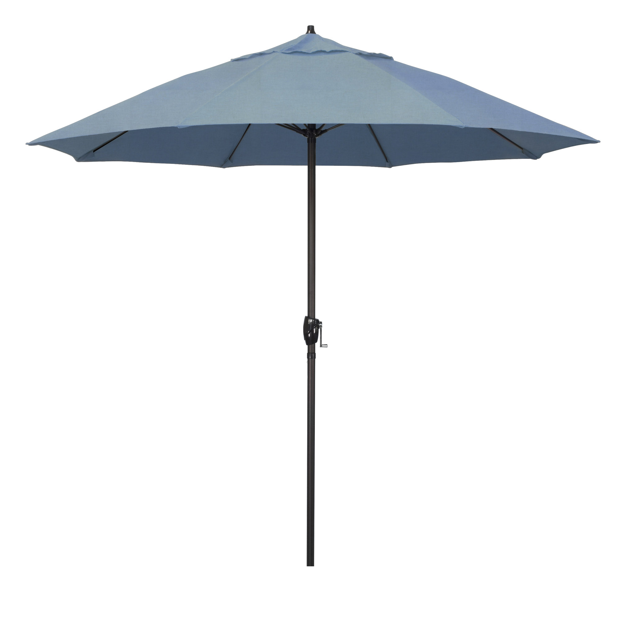 Deshaun 9' Market Sunbrella® Umbrella, Canvas Air Blue Sunbrella® Canvas