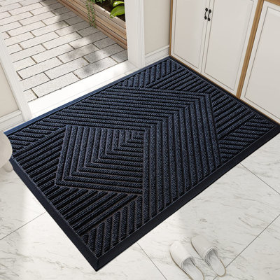 Tapis d'entrée antidérapant 48 po x 32 po