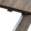 Table de cuisine extensible 106,5 po, finition chêne foncé, pouvant supporter 110,23 lb, polyvalente pour toutes les pièces, petit coin-repas, extensible 106,3 po, capacité de charge maximale de lb