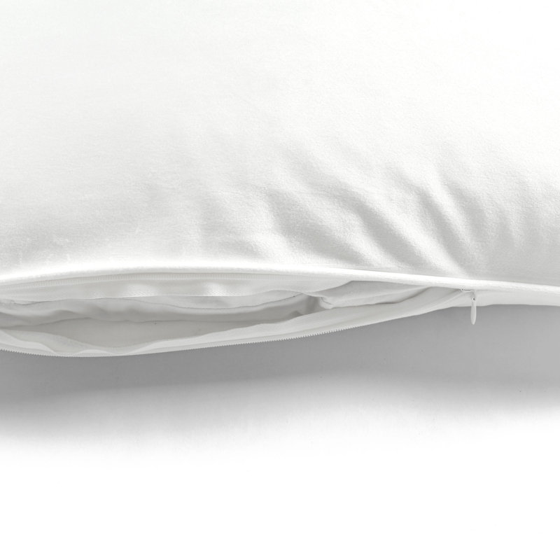 Rectangular Pillow Cover, White