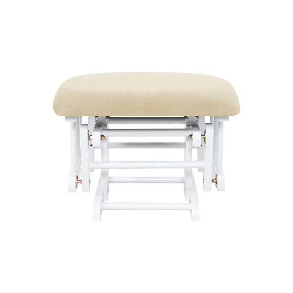 Winston Porter Parkhur Rocking Chair Nursery Glider with Ottoman ...