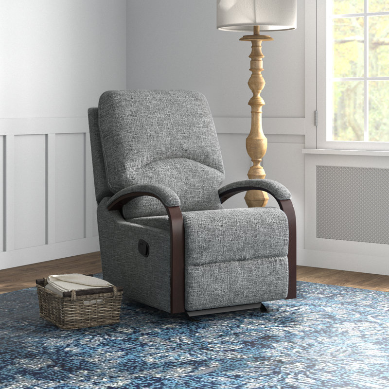 Fauteuil inclinable manuel berçant standard Ringler, Polyester gris