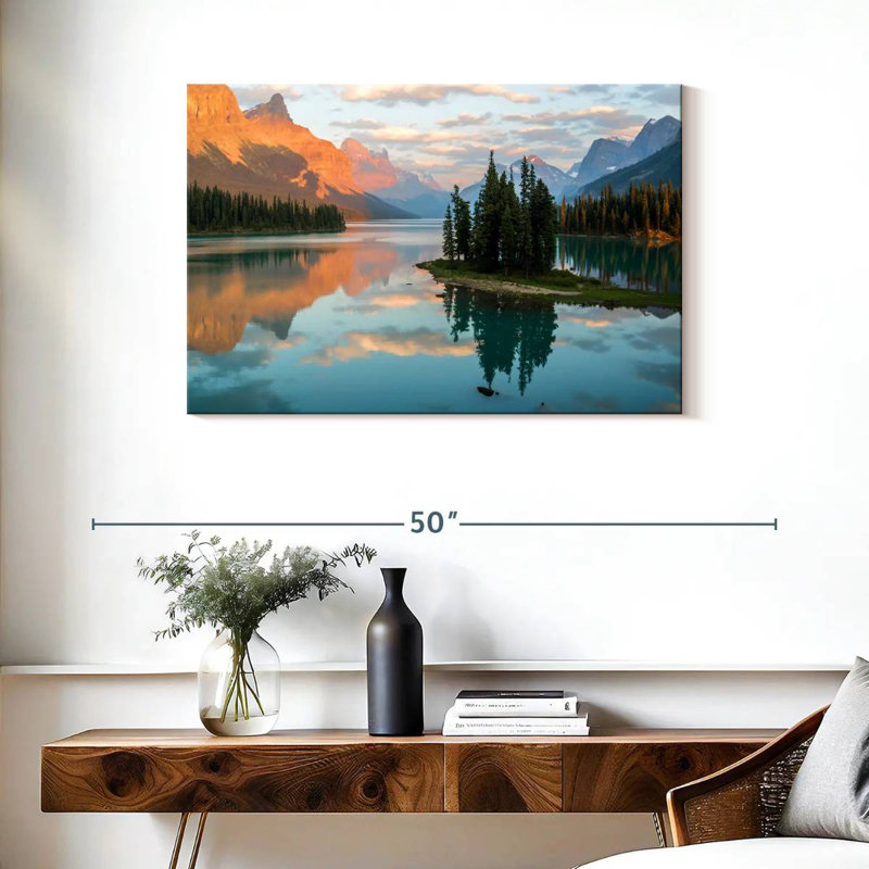 Alvord Maligne Lake Spirit Island, H 24 po x l 36 po