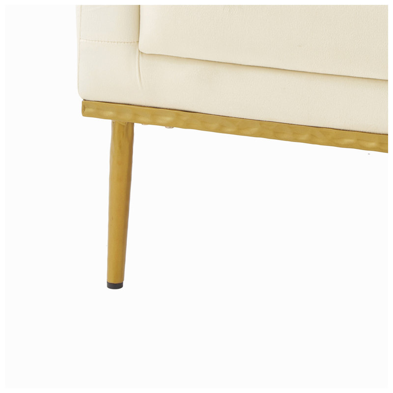 Chaise avec accoudoirs moderne en fer et structure en fer