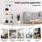 Jacquelline Tempered Glass Display Cabinet with 2 LED Lights, 5-Shelf Curio Cabinet with 2 Doors-997601665