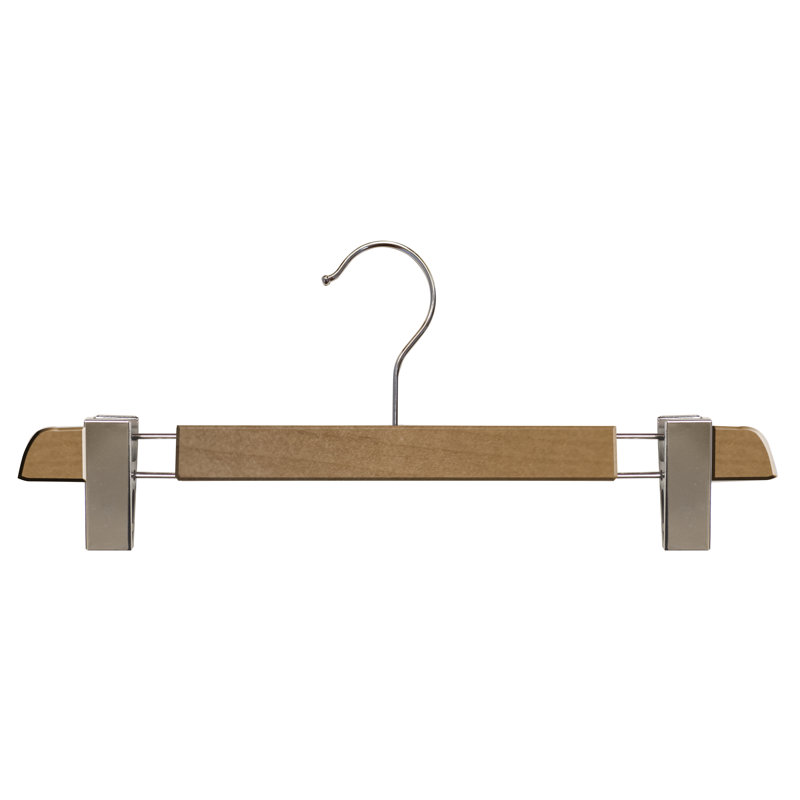Cintre en bois pour jupe ou pantalons, Naturel