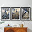 ANIMALS Series CCXII - Impression encadrée sur mesure de qualité supérieure - 3 pièces-962847645