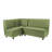 Kid Comfort Collective Modular L-Shaped Seating, 3-Piece Set - Fern Green-124164519