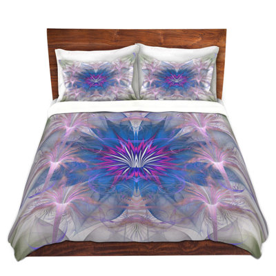 Polyester Floral Duvet Cover