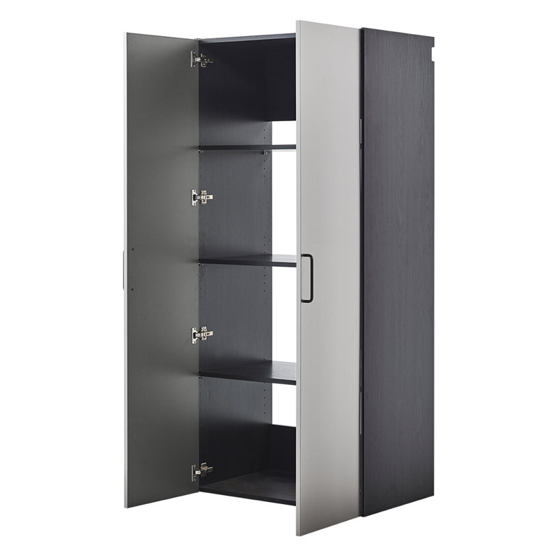 Astro Series 32 In. W X 79 In. H X 20 In. D Metal Wall Mounted Storage Cabinet, Cabinet