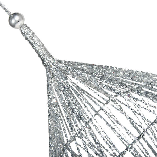 Metal Finial Ornament, 67cm H x 25cm W x 5cm D, Silver