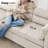 92.5'' Corduroy L Shape Sofa Bed With Large Storage-474305905
