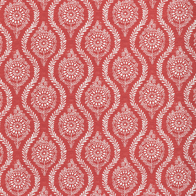 Manoir Marindol Print Fabric, Red