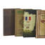 Ensemble de 6 boîtes pour livres en bois
