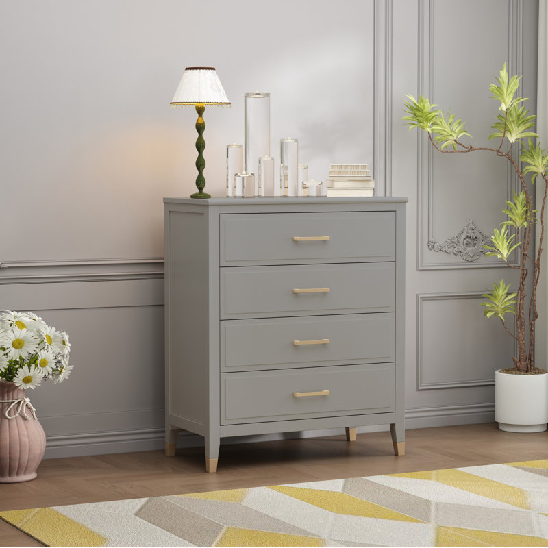 Mel Chest of Drawers, Grey