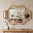 Irregular Solid Wood Cloud Accent Wall Mirror-355794365-355794364