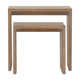 Solid Wood Nesting End Table