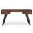 Lowry 60"W Solid Acacia Wood Desk, Industrial Style with Deep Drawers and Keyboard Tray