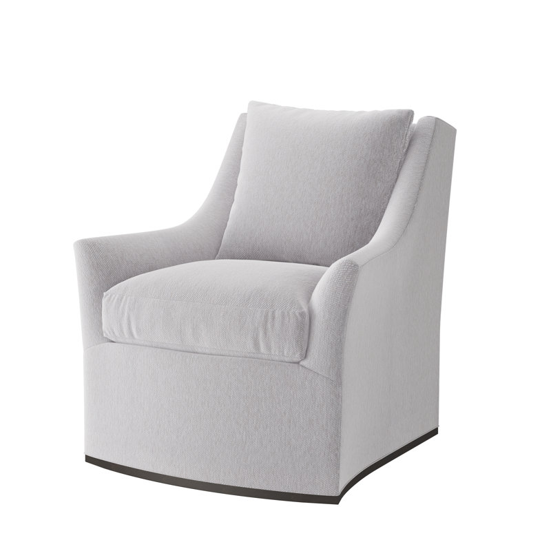 Chaise pivotante Riley, Hickory platine, Expresso