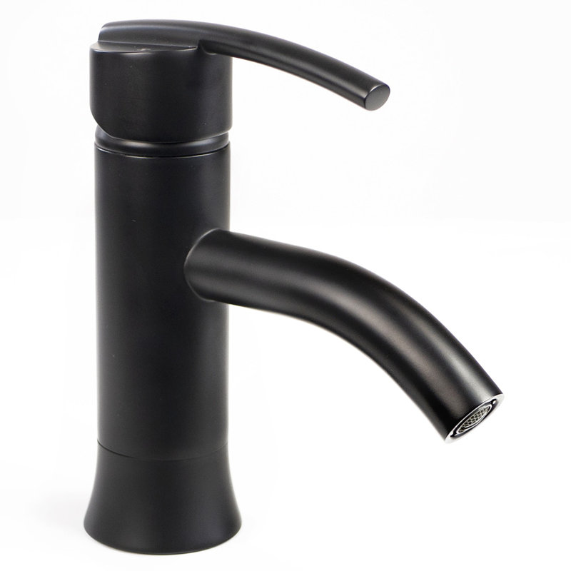 Waverly Single-Hole Single-handle Bathroom Faucet, Matte Black