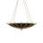 Fontaine 6 - Light Antique Gold Leaf Unique/Statement Pendant