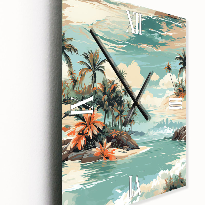 Horloge murale Coastal Vision, Moyen