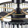 Amundson 25.3" Crystal Caged Ceiling Fan with Remote Control and Light Kit
