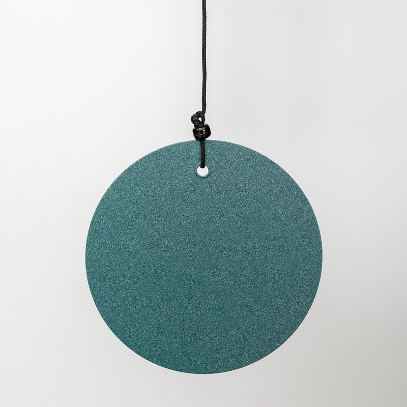Patina Green 30" Aluminum Wind Chime for Outdoor Decor