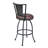 Dynasty 26 in. Swivel Mineral Metal Counter Height Bar Stool