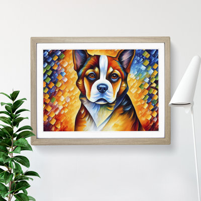 Dog Vol.1 Abstract - Single Picture Frame Painting